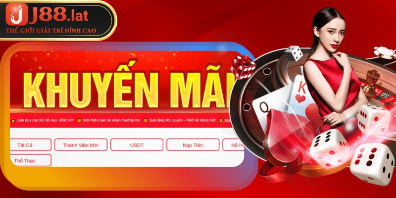 Điều kiện cần đảm nếu muốn tham gia khuyến mãi J88